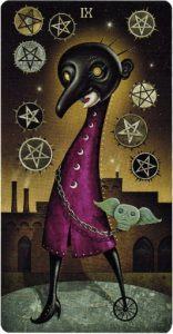 Lá Nine of Pentacles - Deviant Moon Tarot 16