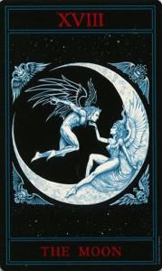 Ý Nghĩa Lá Bài XVIII. The Moon Bộ Bài Gothic Tarot 4