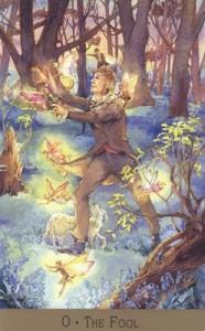 Lá 0. The Fool - Victorian Fairy Tarot 6