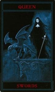 Ý Nghĩa Lá Queen of Swords Bộ Bài Gothic Tarot 58