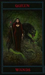 Ý Nghĩa Lá Queen of Wands Bộ Bài Gothic Tarot 25