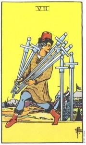 Ý Nghĩa Lá Bài 7 of Swords Trong Tarot 8