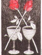 Lá Two of Cups - Wild Unknown Tarot 8