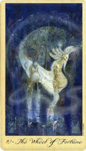 Lá 10. The Wheel of Fortune - Ghosts and Spirits Tarot 4