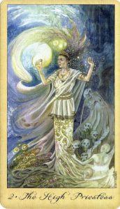 Lá 2 – The High Priestess - Ghosts and Spirits Tarot 4
