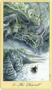 Lá 7. The Chariot - Ghosts and Spirits Tarot 4