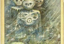 Lá Four of Pentacles - Ghosts and Spirits Tarot 16
