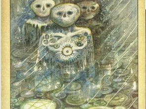 Lá Four of Pentacles - Ghosts and Spirits Tarot 18