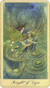Lá Knight of Cups - Ghosts and Spirits Tarot 4