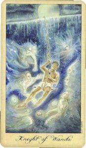 Lá Knight of Wands - Ghosts and Spirits Tarot 4