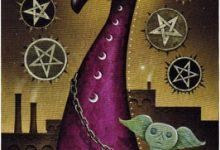 Lá Nine of Pentacles - Deviant Moon Tarot 1