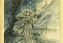 Lá Queen of Wands - Ghosts and Spirits Tarot 5