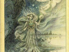 Lá Queen of Wands - Ghosts and Spirits Tarot 10