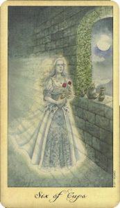 Lá Six of Cups - Ghosts and Spirits Tarot 4