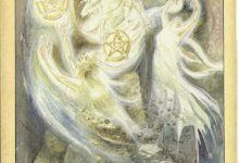 Lá Three of Pentacles - Ghosts and Spirits Tarot 19