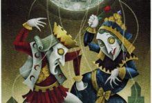Lá XVIII. The Moon - Deviant Moon Tarot 13