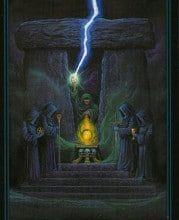 Ý Nghĩ Lá I. The Magician Bộ Bài Gothic Tarot 11