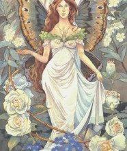 Lá 6. The Fairy Bride - Victorian Fairy Tarot 8