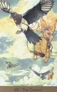 Lá 7. The Chariot - Victorian Fairy Tarot 4