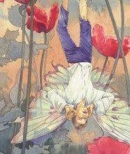 Lá 12. The Hanging Fairy - Victorian Fairy Tarot 9