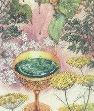 Lá 14. Temperance - Victorian Fairy Tarot 9