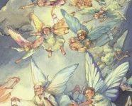 Lá 16. The Burning Oak - Victorian Fairy Tarot 26