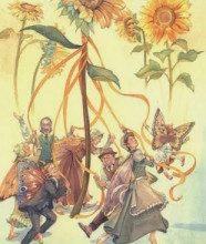 Lá 19. The Sun - Victorian Fairy Tarot 5