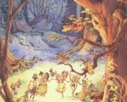 Lá 21. The Worlds - Victorian Fairy Tarot 18