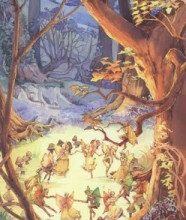 Lá 21. The Worlds - Victorian Fairy Tarot 5