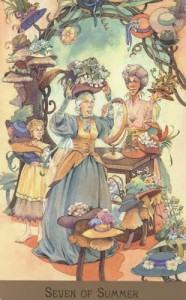 Lá Seven of Summer - Victorian Fairy Tarot 4