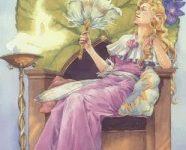 Lá Queen of Summer - Victorian Fairy Tarot 9