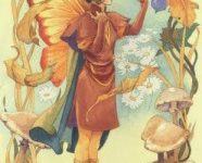 Lá Herald of Autumn - Victorian Fairy Tarot 21
