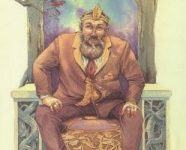 Lá King of Autumn - Victorian Fairy Tarot 11