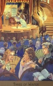Lá Three of Winter - Victorian Fairy Tarot 4