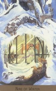 Lá Nine of Winter - Victorian Fairy Tarot 4