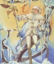 Lá Herald of Winter - Victorian Fairy Tarot 23