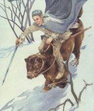Lá Knight of Winter - Victorian Fairy Tarot 8