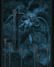 Ý Nghĩa Lá Seven of Wands Bộ Bài Gothic Tarot 9