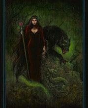 Ý Nghĩa Lá Queen of Wands Bộ Bài Gothic Tarot 10