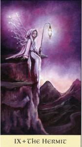 Lá IX. The Hermit - Crystal Visions Tarot 4
