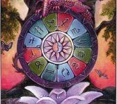 Lá X. Wheel of Fortune - Crystal Visions Tarot 17