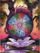 Lá X. Wheel of Fortune - Crystal Visions Tarot 7