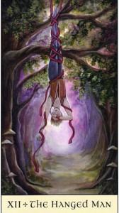 Lá XII. The Hanged Man - Crystal Visions Tarot 4