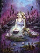 Lá Page of Cups - Crystal Visions Tarot 9