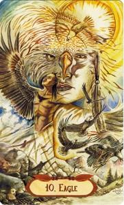 Ý Nghĩa Lá Bài 10. Eagle Bộ Bài Winged Enchantment Oracle 4