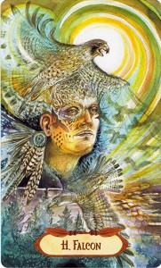 Ý Nghĩa Lá Bài 11. Falcon Bộ Bài Winged Enchantment Oracle 4