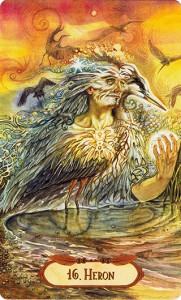 Ý Nghĩa Lá Bài 16. Heron Bộ Bài Winged Enchantment Oracle 4