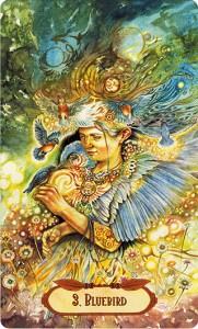 Ý Nghĩa Lá Bài 3. BlueBird Bộ Bài Winged Enchantment Oracle 4