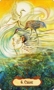 Ý Nghĩa Lá Bài 6. Crane Bộ Bài Winged Enchantment Oracle 4