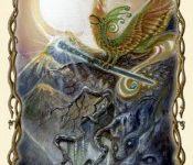 Lá Ace of Wands - Fantastical Creatures Tarot 8